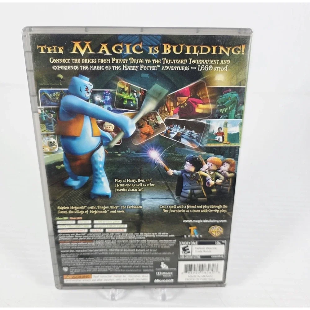 LEGO Harry Potter Years 1-4 Xbox‎ 360 Platinum Hits Video Game with Manual